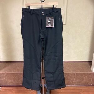 New! CB Sports Black Ski Snow Pants size Large